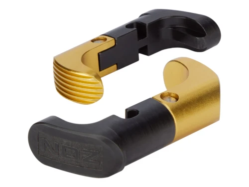 Extended Magazine Release Springfield Hellcat & Hellcat Pro Gold HCT9-MR-X-TGLD