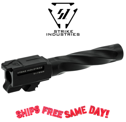 Strike Industries Spiral Fluted Barrel for Glock 19 Gen 2-5 New! SI-G-BARREL-19