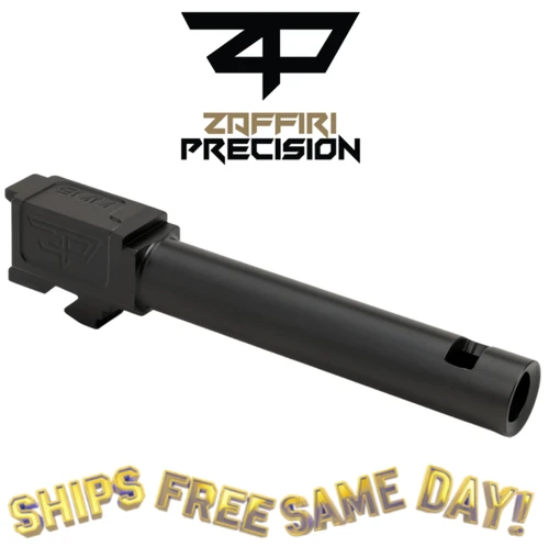 Zaffiri IBS Ported Barrel for Glock 17 Gen 5 Black Nitride BA-G17G5-CP-BN