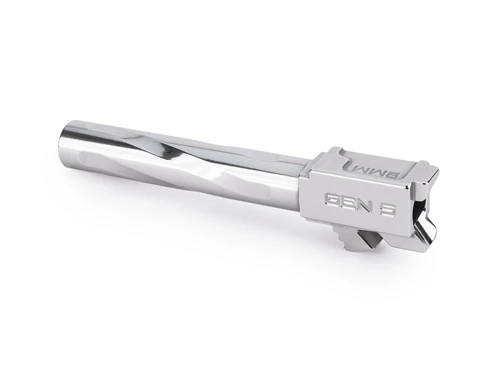 Zaffiri Flush and Crown Barrel Glock 17 Gen 5 Polished Stainless BA-G17G5-FC-SS