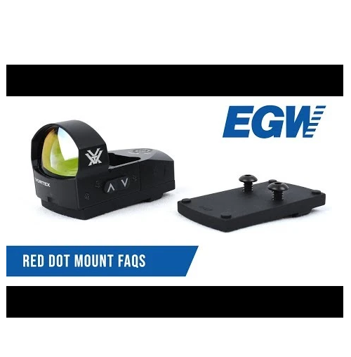 EGW Trijicon RMR/SRO, Holosun 407c / 507c Mount for Ruger Auto (Mk 1, ETC) 49521