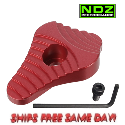 NDZ Shockwave Safety Selector for Mossberg 500, 590, ETC Red NDZ-MOS-ES-V2-RED