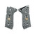 Wilson Combat G10 Grips, ULTRA THIN with WC Logo, Gray/Black for Beretta 92/96