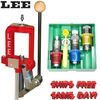 Lee Breech Lock Press with 3 Die Set for 308 WINCHESTER, NEW # 90588