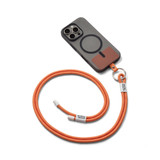 Telefoonkoord, Pantone, rvs/nylon, verstelbaar, 150cm