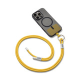 Telefoonkoord, Pantone, rvs/nylon, verstelbaar, 150cm