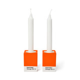 Kaarsenhouder 2 stuks, Pantone, porselein, 78x55mm, doos