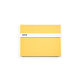 Carnet ligné, Pantone, avec stylo, Jaune 021C
