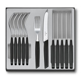 Bestekset 12-delig, Victorinox, Swiss Modern, met tafelmes