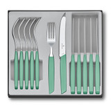 Bestekset 12-delig, Victorinox, Swiss Modern, met tafelmes