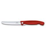 Couteau d'office pliable, Victorinox, Swiss Classic, dentelé, 11cm