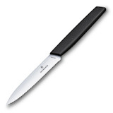 Couteau à éplucher, Victorinox, Swiss Modern, 10cm, dentelé