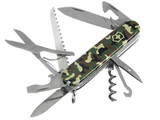 Couteau de poche, Victorinox, Swiss Army, Huntsman Printed, 15 fonctions