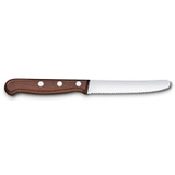 Couteau à tomates/de table, Victorinox, Bois, 11cm, dentelé, boîte
