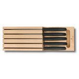 Lade-messenhouder, Victorinox,Fibrox,5-delig,beukenhout,doos