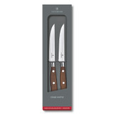 Steakmes 2st. Victorinox, Grand Maître, rvs/rozenhout, doos