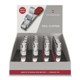 Nagelknipper,24st.,Victorinox,rvs+kunststof,m.oogje,display