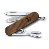 Zakmes, Victorinox,Classic SD Wood, 5 fnct, walnoot, doos
