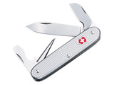 Couteau de poche, Victorinox, électricien, 7funct, silver alox