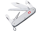 Zakmes, Victorinox, Farmer, 9 funct., zilver alox