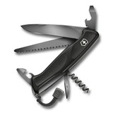 Zakmes, Victorinox, Ranger Grip 55, Onyx black, 12f, doos