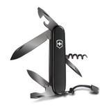 Couteau de poche, Victorinox, Spartan, Onyx Black, 12f, boîte
