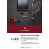 Mini set d'outils, Victorinox, 4 pièces, multicolore, blister