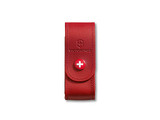 Riemetui v.zakmes, Victorinox, rood leer, 2-4 lagen, lus