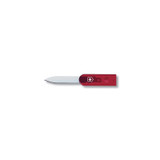 Couteau/ouvre-lettres pour SwissCard, Victorinox, acier inoxydable/rouge