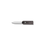 Couteau/ouvre-lettres pour SwissCard, Victorinox, acier inoxydable/noir