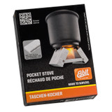 Réchaud de poche S, Esbit, acier inoxydable, avec combustible solide 16x5GR, boîte