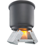 Réchaud de poche S, Esbit, acier inoxydable, avec combustible solide 16x5GR, boîte