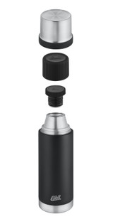 Thermos VF, Esbit, Sculptor, noir, 0.75L, 3 pièces