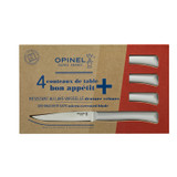 Tafelmessenset N°125, Opinel, Bon Appétit+, 4-delig, RVS, kartel