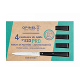 Ensemble de couteaux à steak 4 pièces, Opinel, N°125 Pro, acier inoxydable/POM, boîte