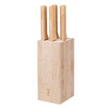 Bloc couteaux, Opinel, Parallèle, Viande, bois de hêtre, 5 couteaux