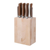 Bloc couteaux, Opinel, 9 fentes, 167x230x116mm, bois de hêtre
