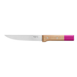 Couteau à viande N°120, Opinel ParallelePop, acier inoxydable/bois, boîte