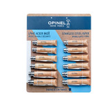 Zakmes display 12 st., Opinel Classic, assorti,inox N°6,7&8