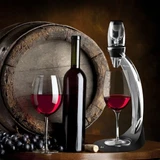 Aérateur de vin, Vinturi, ensemble tour d'aérateur, vin rouge