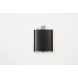 Zakfles,Zippo,rvs+leder,hoogglans,inh.177ml,afm.95x120x20mm