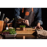 Schort, Diamant Sabatier, BonCuir, leer, chocolat