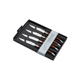 Steakmes, 4 stuks, Diamant Sabatier, rvs/pakka, doos