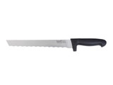 Couteau pour matériaux isolants, Homey's, 22cm, acier inoxydable/PP, vague, étui