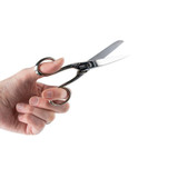 Huishoudschaar, Homeij, links, ogen gelijk, vernikkeld, etui