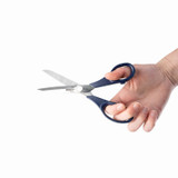 Ciseaux de ménage, Homey's Adile, acier inoxydable/nylon bleu, carte