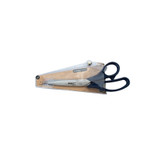 Coupeuseschaar, Homey's Adile, rvs/blauw nylon, kaart