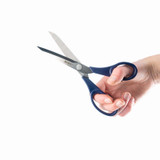 Huishoudschaar, Homey's Adile, rvs/blauw nyl.krtl, kaart