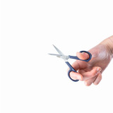 Ciseaux de bricolage, Homey's, Adile, acier inoxydable/nylon bleu, carte