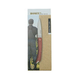 Zakmes, Homey's, Standby K2, RVS/rozenhout, doos